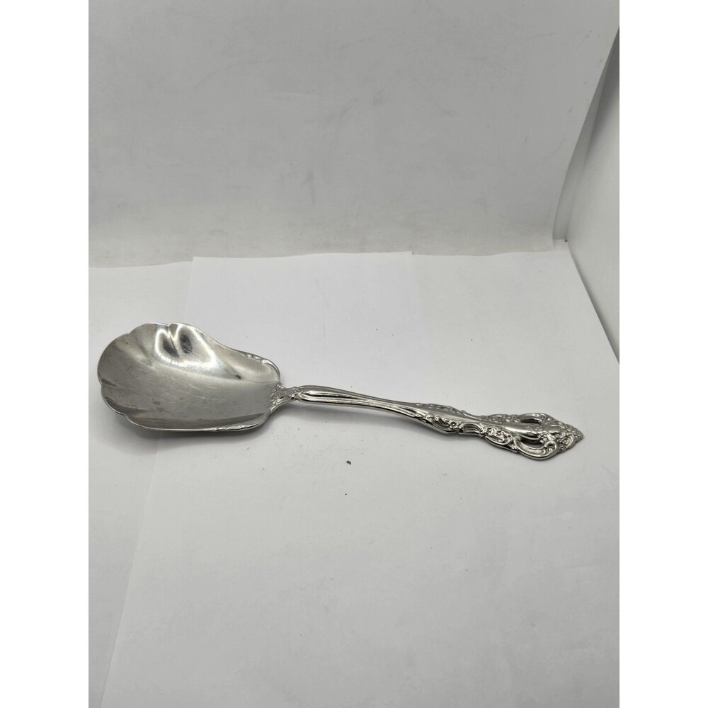 Oneida Michelangelo Shell Casserole Serving Spoon Stainless Flatware